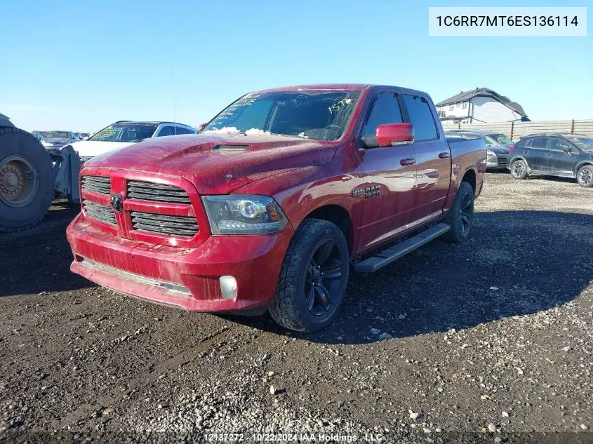 2014 Ram 1500 Sport VIN: 1C6RR7MT6ES136114 Lot: 12137272