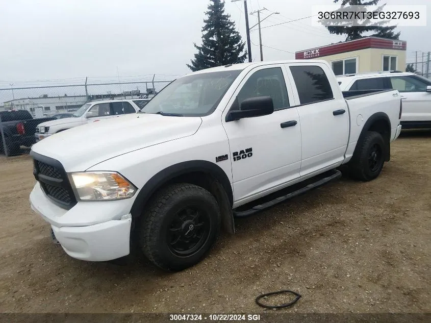 2014 Ram 1500 St VIN: 3C6RR7KT3EG327693 Lot: 30047324