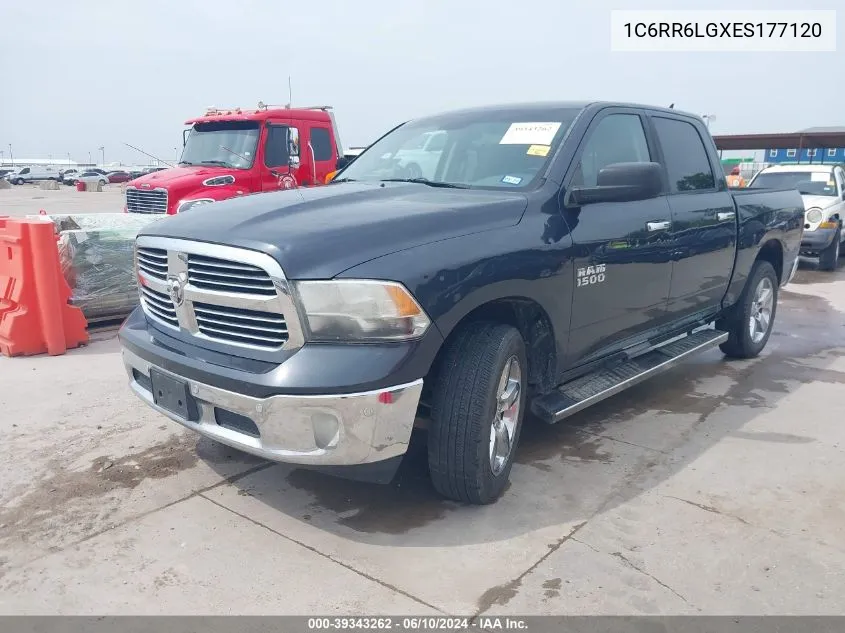 2014 Ram 1500 Lone Star VIN: 1C6RR6LGXES177120 Lot: 39343262