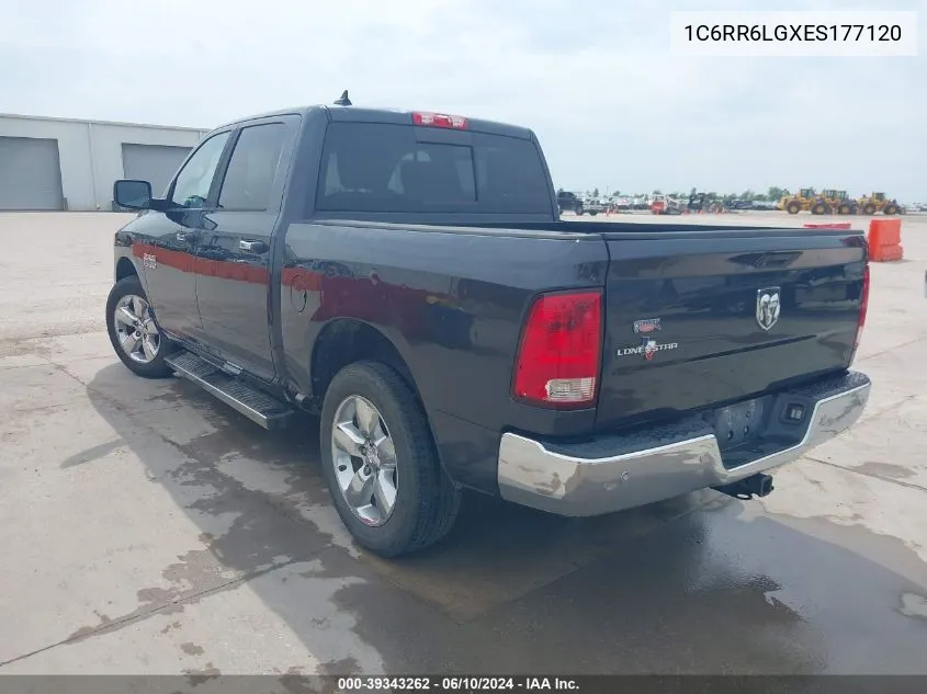 2014 Ram 1500 Lone Star VIN: 1C6RR6LGXES177120 Lot: 39343262