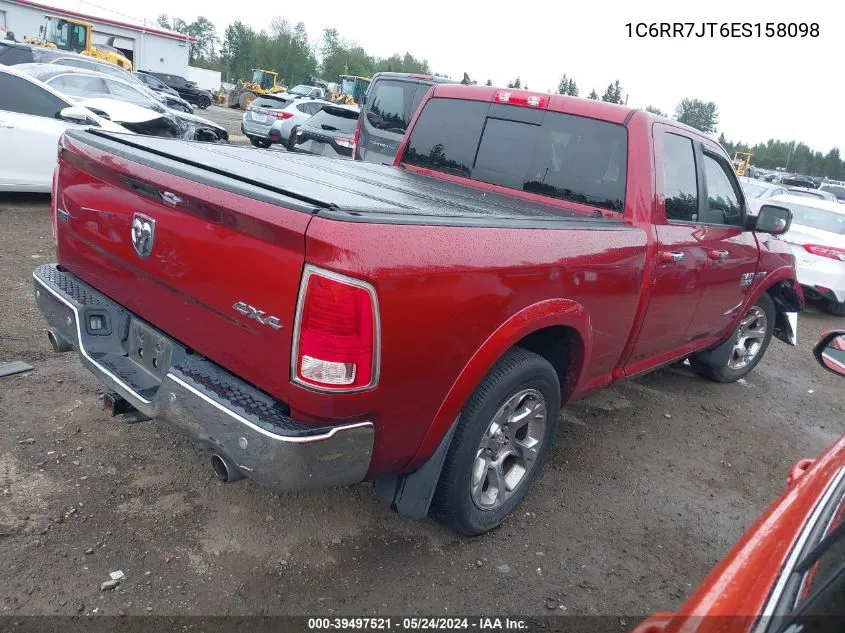 2014 Ram 1500 Laramie VIN: 1C6RR7JT6ES158098 Lot: 39497521