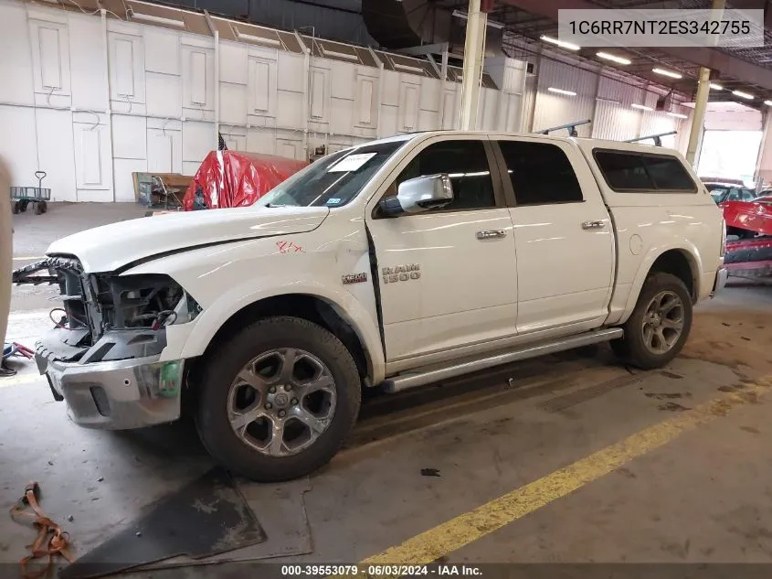 2014 Ram 1500 Laramie VIN: 1C6RR7NT2ES342755 Lot: 39553079