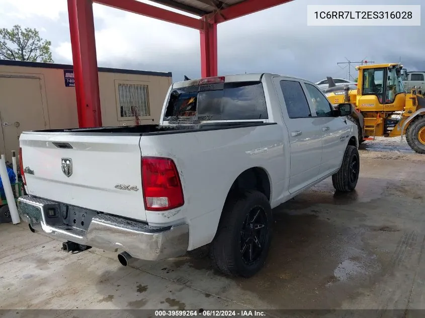 2014 Ram 1500 Big Horn VIN: 1C6RR7LT2ES316028 Lot: 39599264