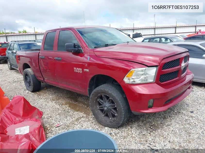 2014 Ram 1500 Express VIN: 1C6RR7FT0ES107253 Lot: 39701228