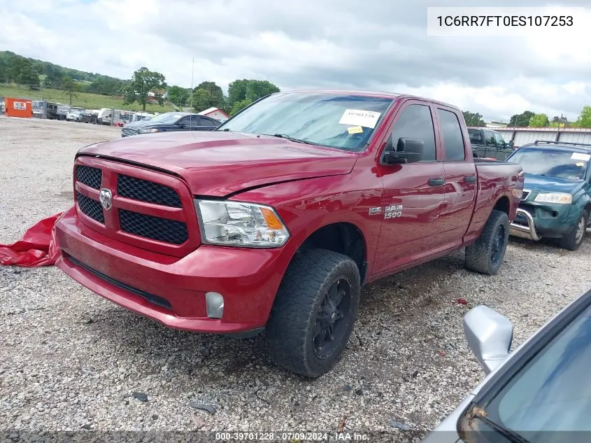 2014 Ram 1500 Express VIN: 1C6RR7FT0ES107253 Lot: 39701228