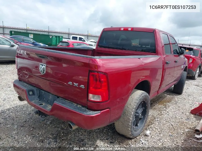 2014 Ram 1500 Express VIN: 1C6RR7FT0ES107253 Lot: 39701228