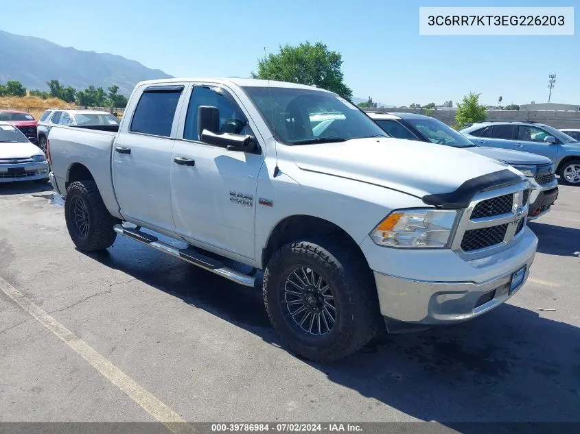 2014 Ram 1500 St VIN: 3C6RR7KT3EG226203 Lot: 39786984