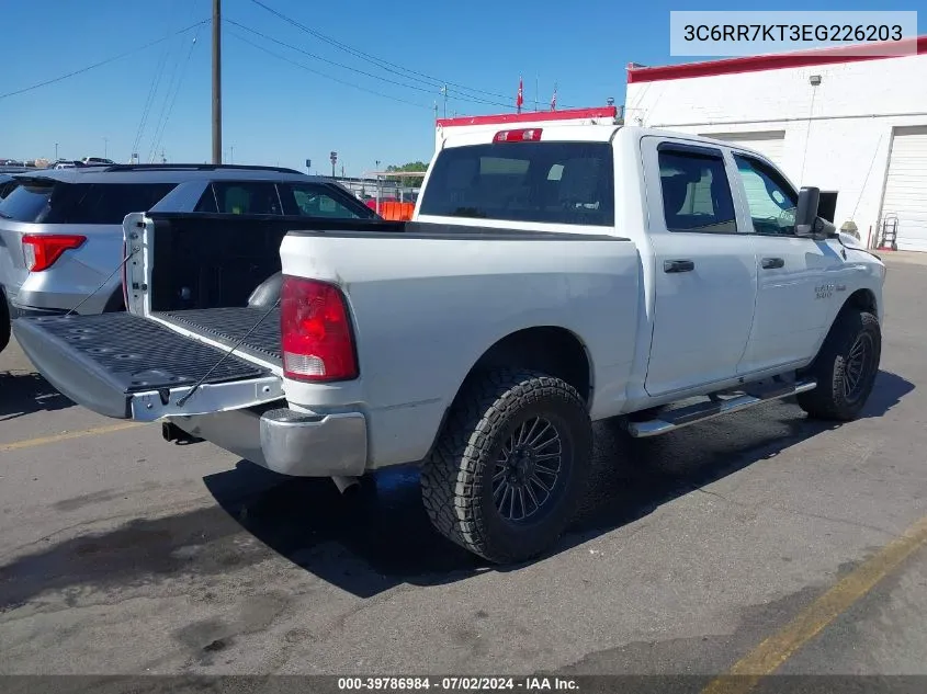 2014 Ram 1500 St VIN: 3C6RR7KT3EG226203 Lot: 39786984