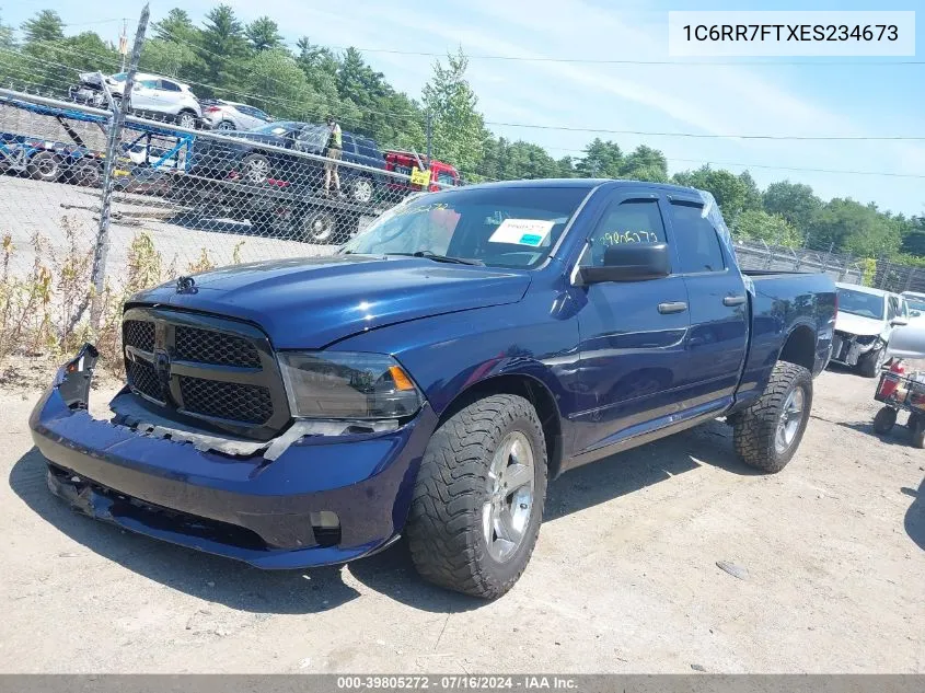 2014 Ram 1500 Express VIN: 1C6RR7FTXES234673 Lot: 39805272