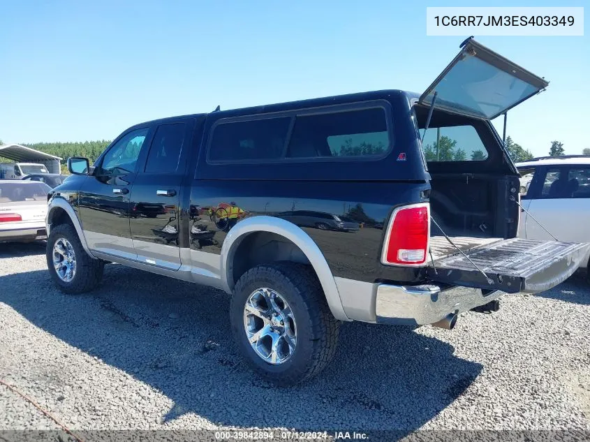 2014 Ram 1500 Laramie VIN: 1C6RR7JM3ES403349 Lot: 39842894