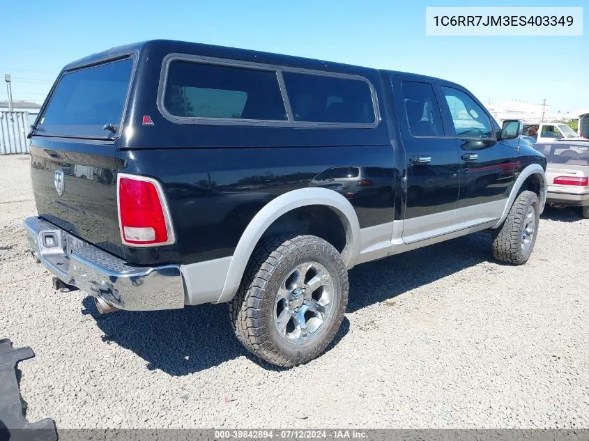 2014 Ram 1500 Laramie VIN: 1C6RR7JM3ES403349 Lot: 39842894