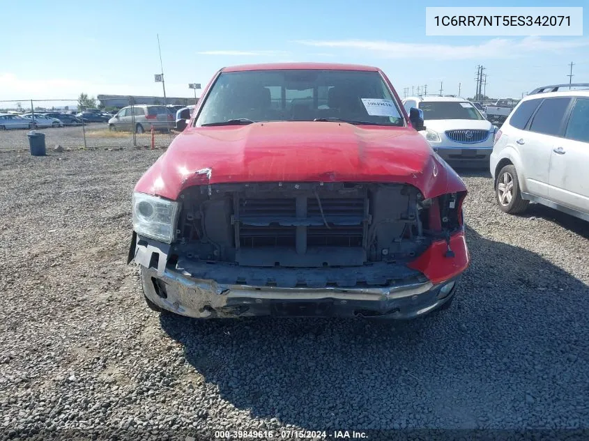 2014 Ram 1500 Laramie VIN: 1C6RR7NT5ES342071 Lot: 39849616