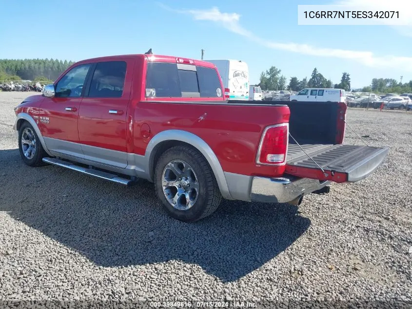 2014 Ram 1500 Laramie VIN: 1C6RR7NT5ES342071 Lot: 39849616