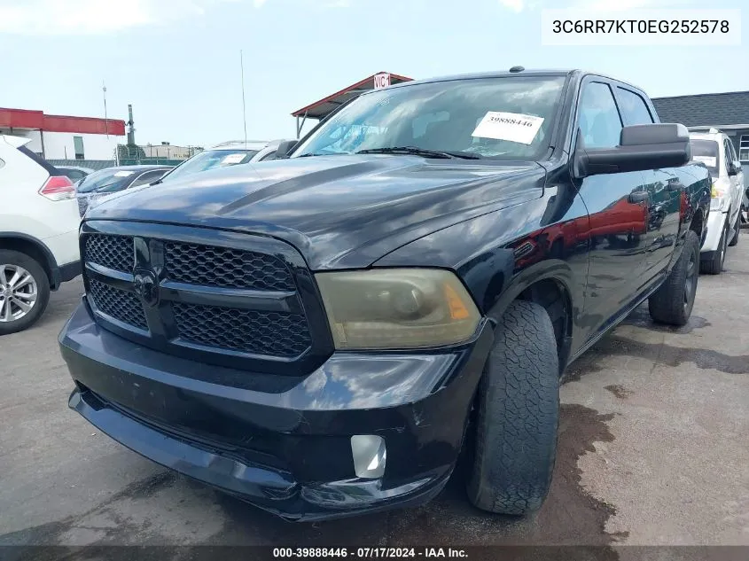 2014 Ram 1500 Express VIN: 3C6RR7KT0EG252578 Lot: 39888446