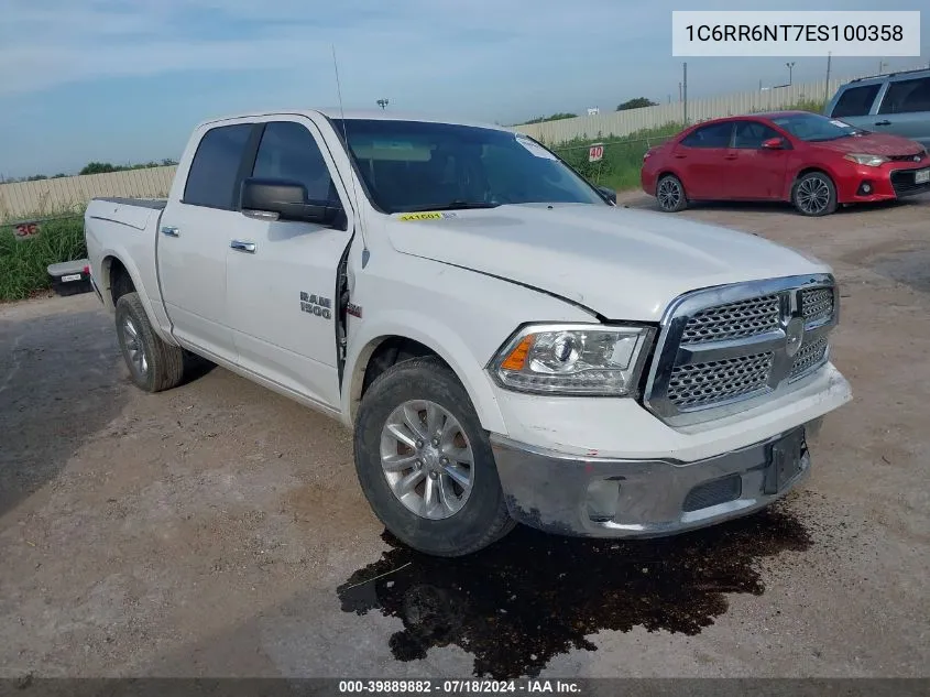 2014 Ram 1500 Laramie VIN: 1C6RR6NT7ES100358 Lot: 39889882