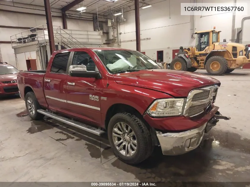 2014 Ram 1500 Longhorn Limited VIN: 1C6RR7WT1ES367760 Lot: 39895534