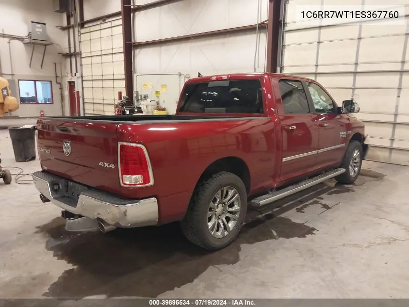 1C6RR7WT1ES367760 2014 Ram 1500 Longhorn Limited