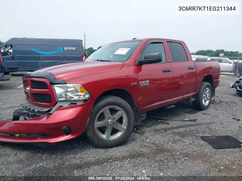 2014 Ram 1500 Express VIN: 3C6RR7KT1EG211344 Lot: 39930325