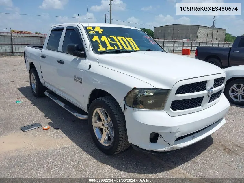 2014 Ram 1500 Express VIN: 1C6RR6KGXES480674 Lot: 39992754