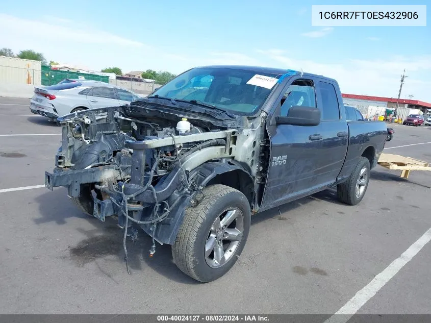 2014 Ram 1500 Express VIN: 1C6RR7FT0ES432906 Lot: 40024127