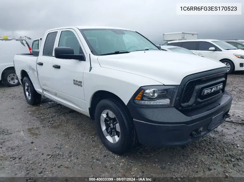 2014 Ram 1500 Tradesman VIN: 1C6RR6FG3ES170523 Lot: 40033399