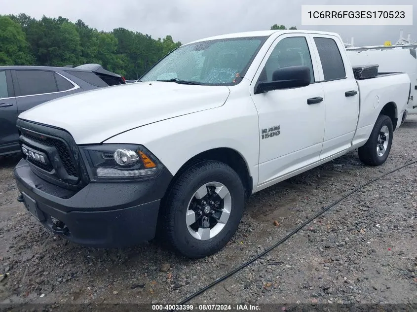 2014 Ram 1500 Tradesman VIN: 1C6RR6FG3ES170523 Lot: 40033399