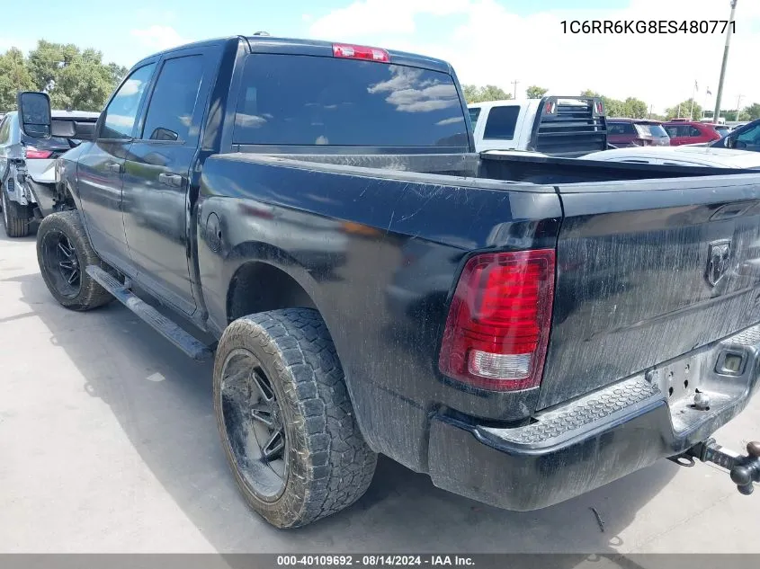 2014 Ram 1500 Express VIN: 1C6RR6KG8ES480771 Lot: 40109692