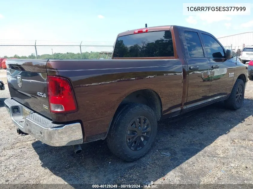 2014 Ram 1500 Tradesman VIN: 1C6RR7FG5ES377999 Lot: 40129249