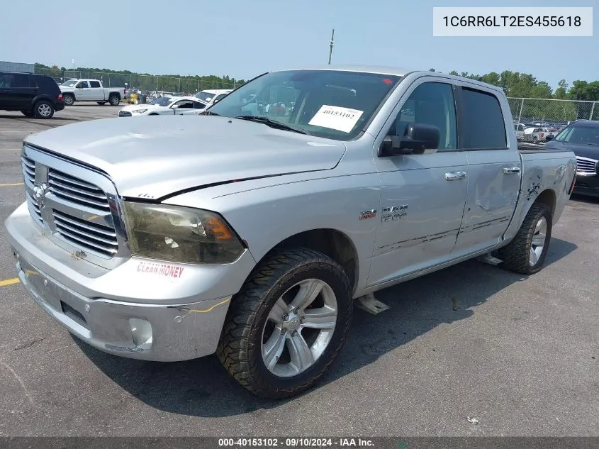 2014 Ram 1500 Slt VIN: 1C6RR6LT2ES455618 Lot: 40153102