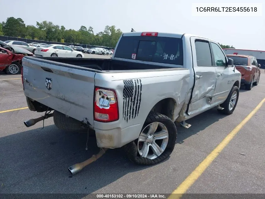 2014 Ram 1500 Slt VIN: 1C6RR6LT2ES455618 Lot: 40153102