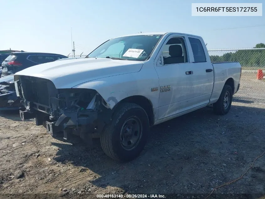 2014 Ram 1500 Tradesman VIN: 1C6RR6FT5ES172755 Lot: 40163140