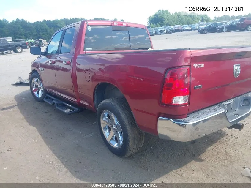 1C6RR6GT2ET314381 2014 Ram 1500 Slt