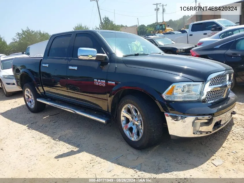 2014 Ram 1500 Laramie VIN: 1C6RR7NT4ES420324 Lot: 40171949