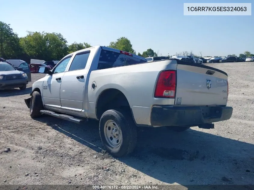 2014 Ram 1500 Tradesman VIN: 1C6RR7KG5ES324063 Lot: 40176172