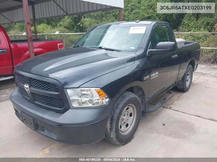 2014 Ram 1500 Tradesman VIN: 3C6JR6ATXEG203199 Lot: 40199235