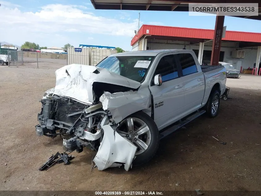 2014 Ram 1500 Sport VIN: 1C6RR7MT8ES343538 Lot: 40209369