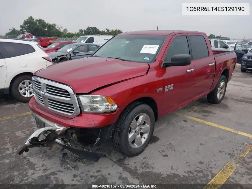 1C6RR6LT4ES129190 2014 Ram 1500 Lone Star