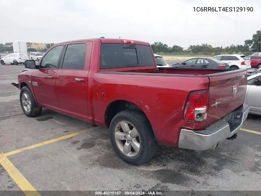 2014 Ram 1500 Lone Star VIN: 1C6RR6LT4ES129190 Lot: 40210157