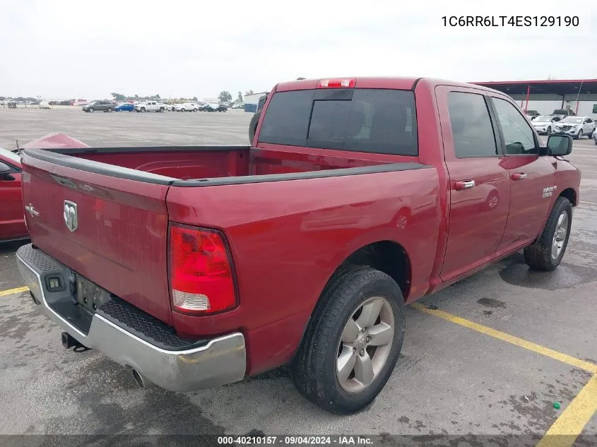 1C6RR6LT4ES129190 2014 Ram 1500 Lone Star