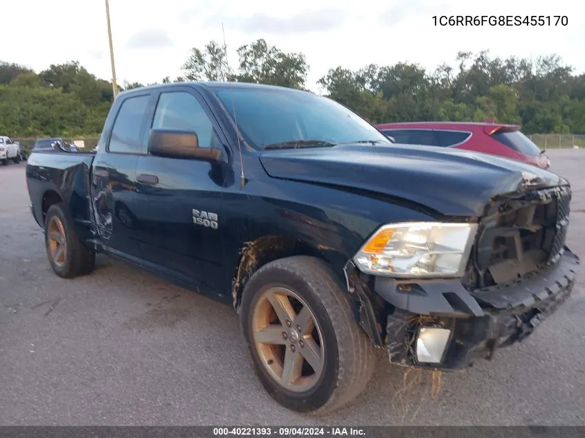 2014 Ram 1500 Tradesman VIN: 1C6RR6FG8ES455170 Lot: 40221393