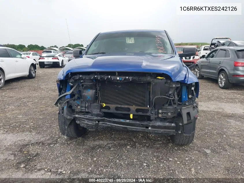 2014 Ram 1500 Express VIN: 1C6RR6KTXES242126 Lot: 40223745