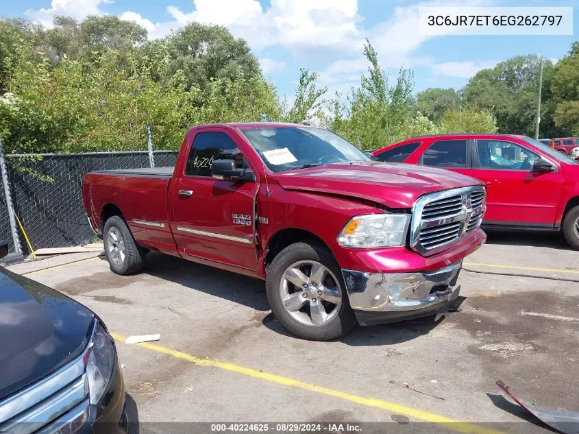 2014 Ram 1500 Big Horn VIN: 3C6JR7ET6EG262797 Lot: 40224625