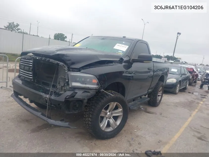 2014 Ram 1500 Express VIN: 3C6JR6AT1EG104206 Lot: 40227874