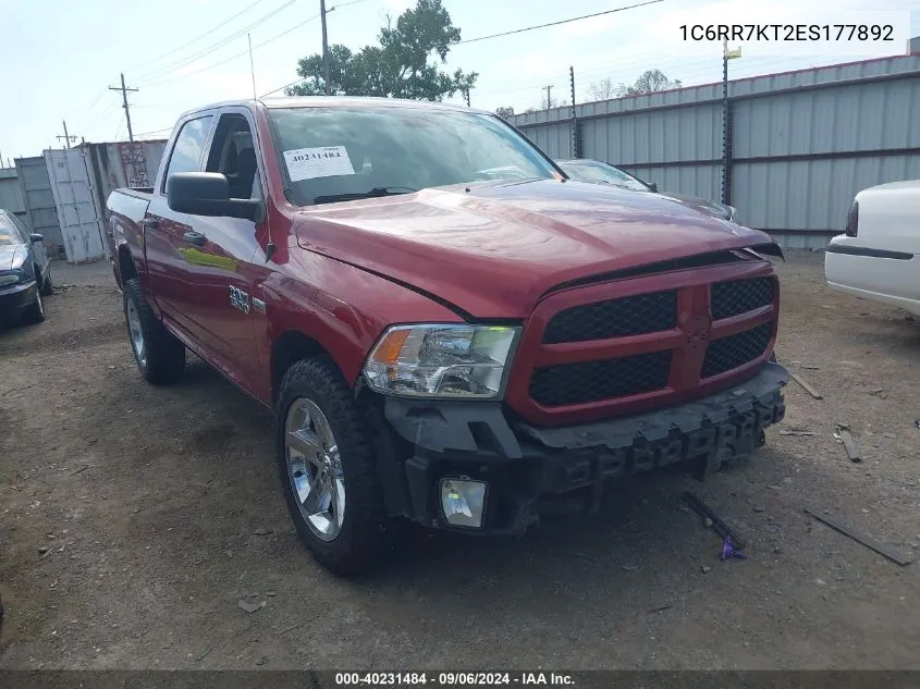 2014 Ram 1500 Express VIN: 1C6RR7KT2ES177892 Lot: 40231484