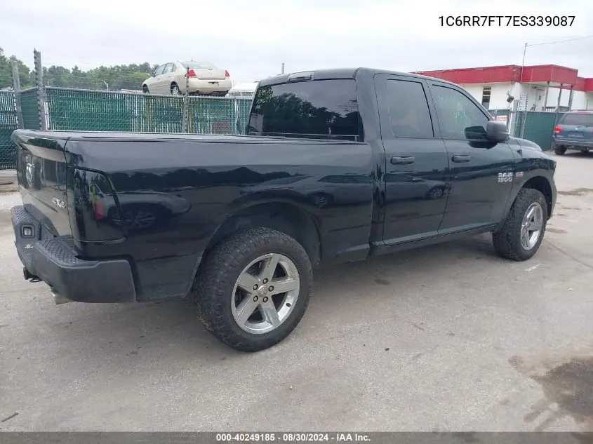 2014 Ram 1500 Express VIN: 1C6RR7FT7ES339087 Lot: 40249185