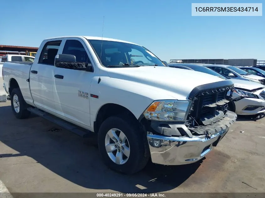 2014 Ram 1500 St VIN: 1C6RR7SM3ES434714 Lot: 40249291