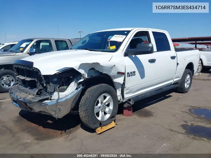 2014 Ram 1500 St VIN: 1C6RR7SM3ES434714 Lot: 40249291