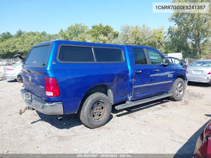 2014 Ram 1500 Big Horn VIN: 1C6RR7GG0ES241357 Lot: 40254427