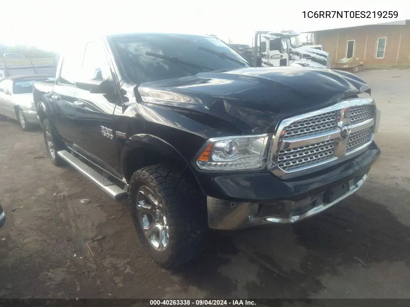 2014 Ram 1500 Laramie VIN: 1C6RR7NT0ES219259 Lot: 40263338