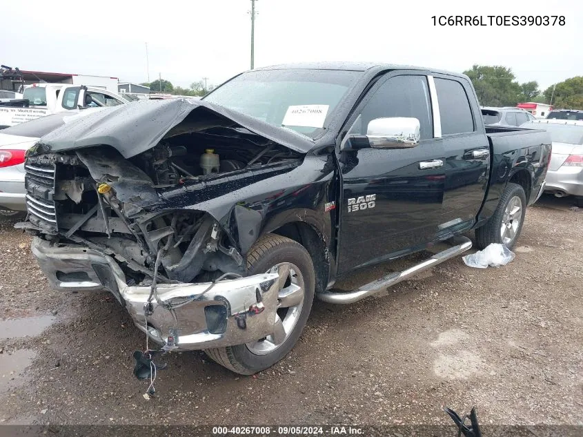 2014 Ram 1500 Slt VIN: 1C6RR6LT0ES390378 Lot: 40267008